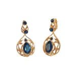 Elegant Safira Blue Earrings